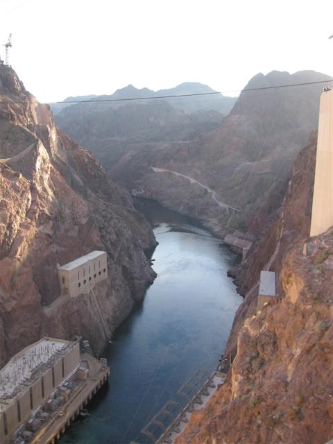 Looking South from Hoover Dam
