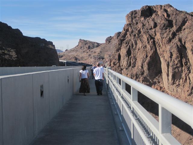 Visitors Enoy the Hoover Dam Bypass